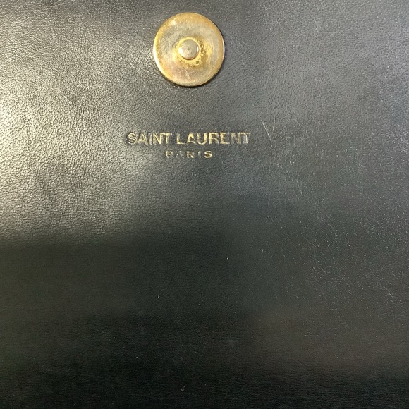 SAINT LAURENT KATE CLUTCH IN SOFT LEATHER - Picture 8 of 11